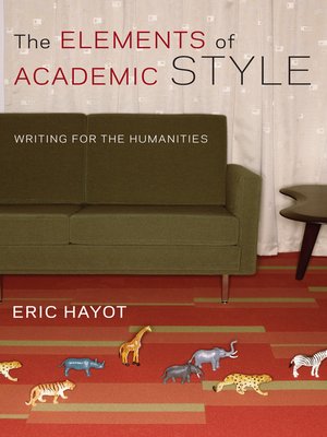 cover image of The Elements of Academic Style